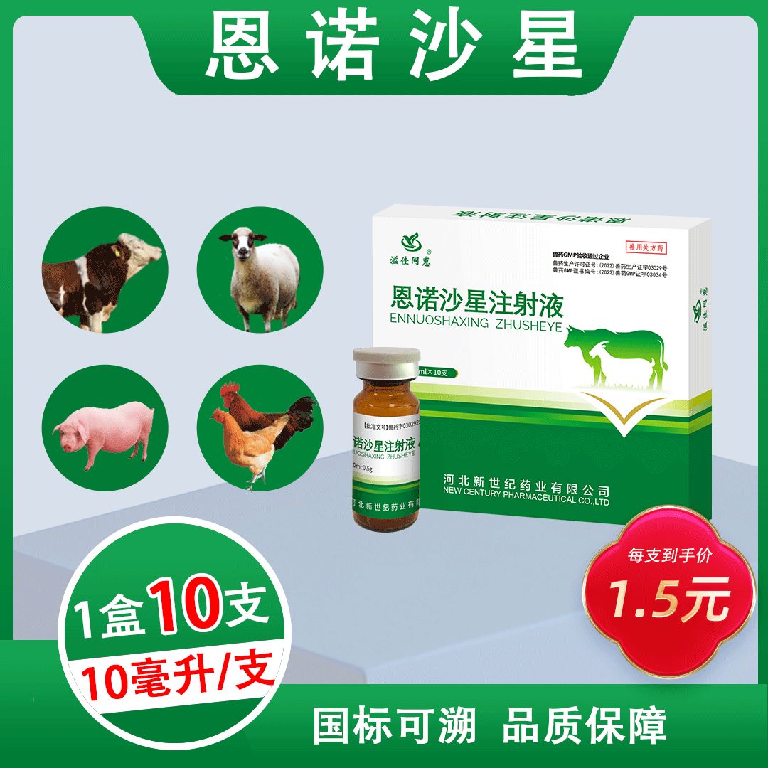 S004恩诺沙星注射液
